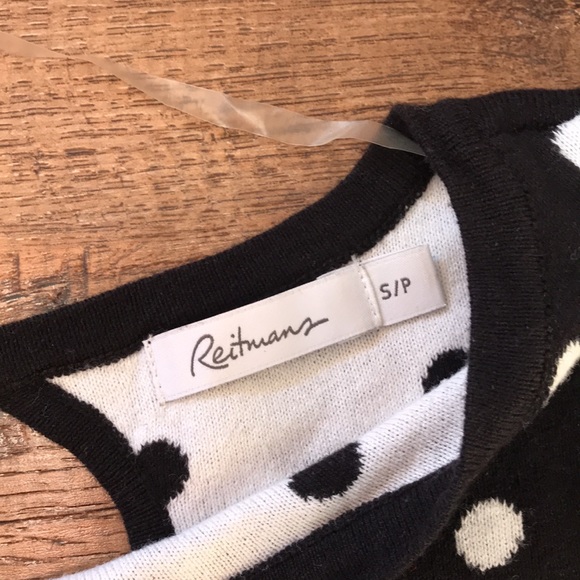 NWOT Reitmans Polka Dot Sweater - Picture 3 of 5